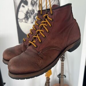 Red Wing Shoes Brown Leather Boots